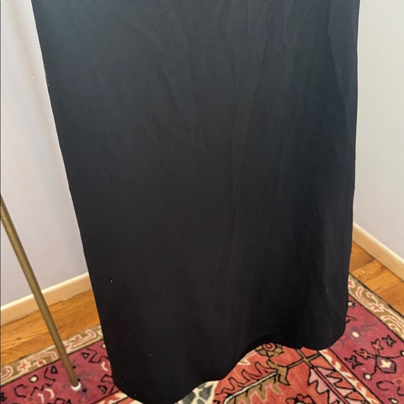 Betsy & Adam Size 14 Carmela Long Scuba Crepe Dress /Gown with Satin Bow - Picture 15 of 16